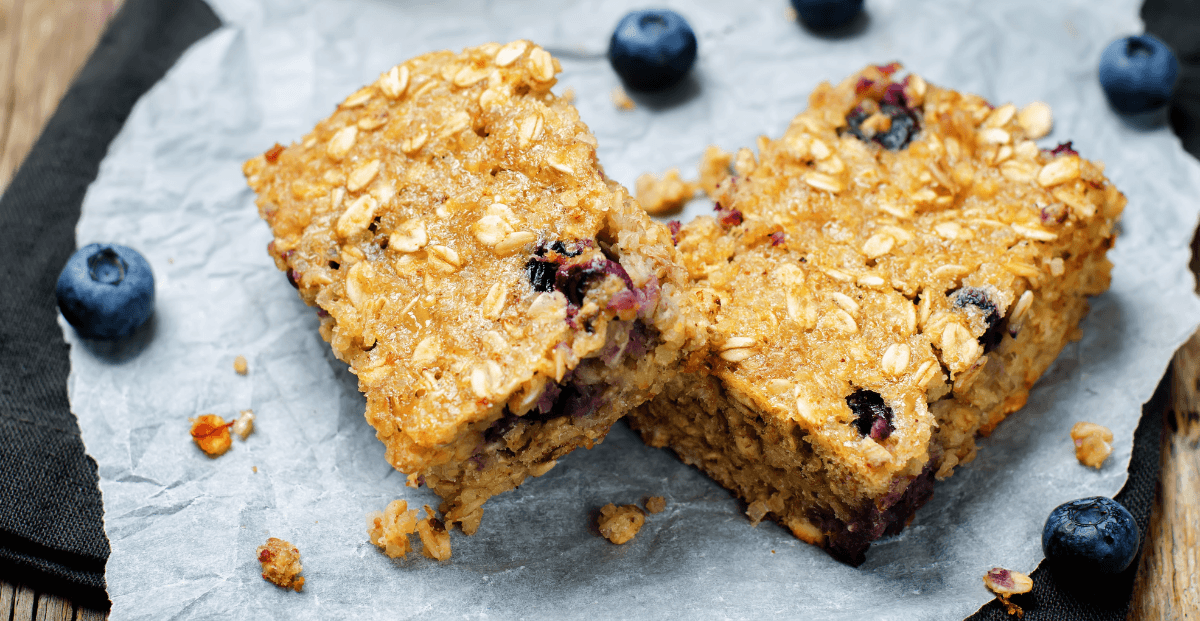 Gluten-free Chewy Blueberry Oat Bars